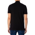 thumbnail image 3 of HUGO Dereso Slim Polo Shirt, Black, 3 of 5