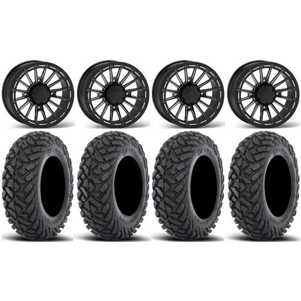 Itp Sd Beadlock 14 Wheels Milled 32 Gripper M T Tires Can Am Maverick X3 Honda Pioneer 1000 Talon Walmart Com