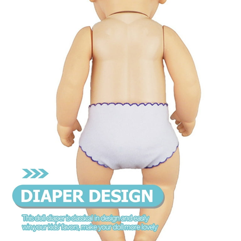 Underwear 4 Pcs Baby Doll Accessories Cloth Diapers Pretend