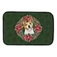 thumbnail image 3 of Carolines Treasures CK1558DDM Basenji Poinsetta Wreath Dish Drying Mat, 3 of 4