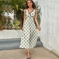 thumbnail image 3 of New Orleans Retro Helmet - White Sleeveless Dress Summer Women Clothes Dress for Pregnant Women Dresses, 3 of 9