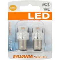 2-PK SYLVANIA 1157A Amber LED Automotive Bulb