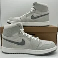 thumbnail image 3 of Ni - ke Ni - ke Air Jordan 1 Zoom Air CMFT 2 Shoes Particle Gray White DV1307-101 Mens NEW, 3 of 5