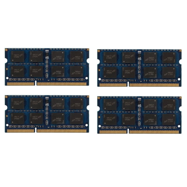 4 memorias RAM DDR3L de 8 GB, 1600 MHz, 1,35 V, Sodimm, 204 pines, para placa base AMD DDR3