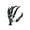C, variant on HaiSphere Halloween Realistic Articulated Skeleton Hand, Movable Joint Finger Prop for Haunted House Decoration, Cosplay Costume Accessory Spooky Halloween Party Supplies,C