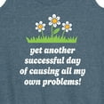 thumbnail image 3 of Instant Message - Causing All My Own Problems - Women's Racerback Tank Top, 3 of 6