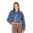 thumbnail image 1 of Chamarra Tipo Crop Top 4174 azul g, 1 of 5