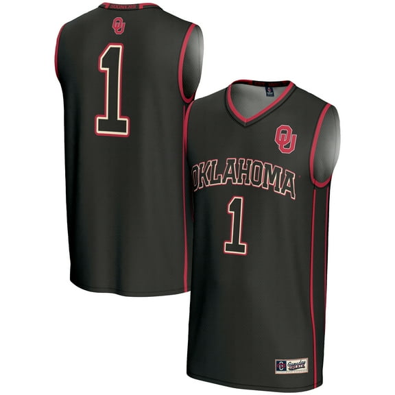 Youth GameDay Greats #1 Black Oklahoma Sooners Lightweight Basketball Jersey