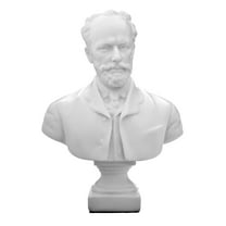 danila-souvenirs Russian Composer Pyotr Tchaikovsky Marble Bust Statue Sculpture 4.8'' (12 cm)