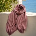 thumbnail image 4 of Lumtrix Winter Scarfs for Women 70.87 Inch Shawls Wraps Warm Cozy Spring Fall Soild Color Scarves A One Size, 4 of 5