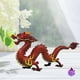 thumbnail image 4 of Adornos CUTICAT Figura de dragón mítico oriental rojo, 4 of 8