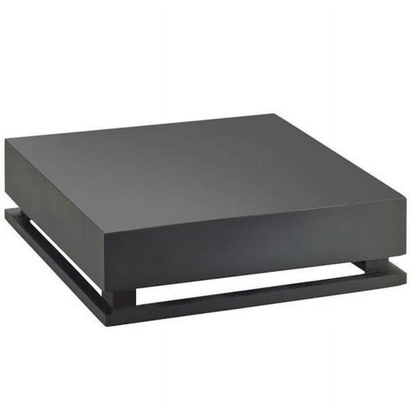 Cal Mil Midnight Bamboo Crate Riser, 12 x 12 x 4 inch -- 1 each.