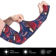 thumbnail image 3 of Balery Hot Cocoa Snowflake Mittens Cooling Arm Sleeves for Men & Women – Breathable, Moisture-Wicking Arm Sleeves for Women, Men & Kids, 3 of 8