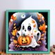 thumbnail image 2 of Hilo Algodón Ecológico Bordado Punto Cruz Fantasma Halloween Con 11CT 40x40cm, 2 of 9