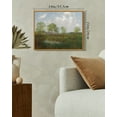 thumbnail image 5 of Drsoum Vintage Landscape Wall Art 11x14in Natural Framed Classic Retro Countryside Prints Rustic Farmhouse Decorations for Living Room Bedroom, 5 of 6
