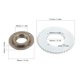 thumbnail image 3 of 78mm OD 4 Hole Toothless Flywheel T8F 44T 54mm Chain Sprocket for 43cc 49cc Mini Pocket Gas Scooter ATV, 3 of 5