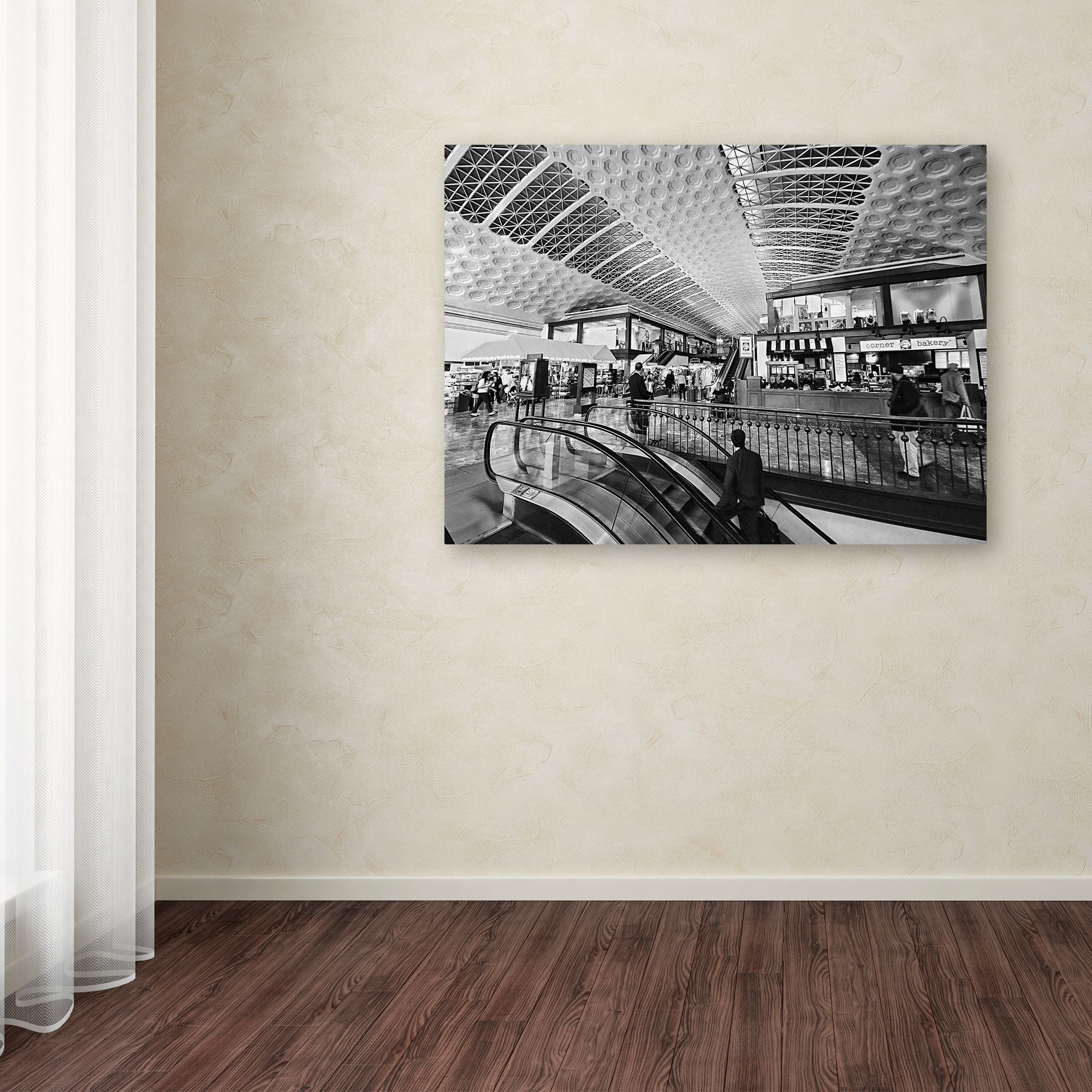 Trademark Fine Art "Union Station-Shops" Canvas Art by Gregory O'Hanlon