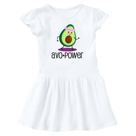 

Inktastic Avocado Vegan Avo Power Gift Baby Girl Dress