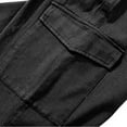 thumbnail image 6 of Doomiva Kids Girls Casual Athletic Cargo Pants Hip Hop Dance Trousers Joggers Sweatpants A Black 8, 6 of 6