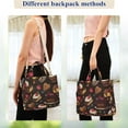 thumbnail image 4 of FORMRS Womens Corduroy Tote Bag Crossbody Shoulder Handbag with Pocket, Chocolate Cakes, 4 of 7