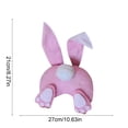 thumbnail image 3 of Easter Door Hanging Decorations Bunny Rabbit Spring Wall Hanging Sign Outdoor Indoor Porch Welcome Decoration Home Holiday Front Door Decor Festive Seasonal Ornament for Easter Party Supplies, 3 of 6