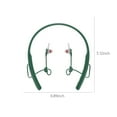 thumbnail image 3 of Oggfader Wireless Earbuds Neckband Bluetooth Earbuds Wireless Bluetooth 5.1 Headphones With Microphone Lightweight Comfort IPX4 Strong Beat 10H Use Green, 3 of 9