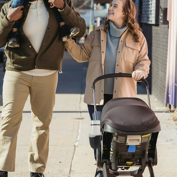 ADDHAT Back to School 1Set Cart Bottle Rack Black PP Plastic Cup Holder for Outdoor Use