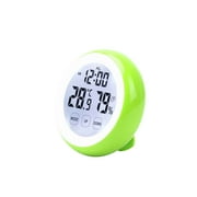 UFHTech °C/°F Digital Thermometer Humidity Meter Alarm Clock Touch Key With Backlight Hygrometer For Home Office Baby Room
