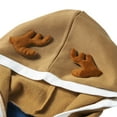 thumbnail image 3 of Chandail de Noël pour Hommes Imprimé Élan Faon à Capuche Manches Longues Mode Décontractée, 3 of 6
