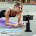 thumbnail image 5 of QXDRAGON Auto Face Tracking Tripod Holder, 360° Rotation Smart Shooting Selfie Stick, Camera Mount Auto Tracking Phone Holder for Live Vlog Streaming Video, No APP Required, Rechargeable Battery, 5 of 7