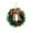 Green, variant on Mini Christmas Wreaths Small Hanging Decorations,Artificial Holiday Wreath Ornament for Christmas Tree Decor,Floral Garland Wreath for Door Window Wall Mantle DIY Xmas Party Indoor Outdoor Decoration