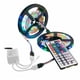 thumbnail image 2 of Tira LED de 5 m con control remoto, RGB regulable que cambia de color, ideal para dormitorio, cocina y habitación infantil (2 rollos, no impermeable)., 2 of 4