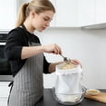 thumbnail image 5 of Fine Mesh Strainer, Nut Milk Bag, Cheese Cloth Bag For Straining, 100-Mesh Nylon Kitchen Filter For Soy Milk Juices Wine Stock, 5 of 6