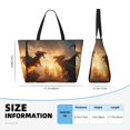 thumbnail image 4 of Daiia Castle Cool Fire Dragon Beach Travel Bag - Water-Resistant Beach Bag, Lightweight Tote with 7 Pockets for Women and Men - Gym,Pool,Camping,Reusable Grocery Bag, 4 of 7
