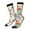2 Black-1, variant on Mushroom and Frogs Crew Socks for Men & Women, Breathable Casual Athletic Ankle Socks