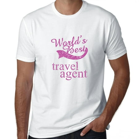 World's Best Travel Agent - Stylish Graphic Men's (Best Clothes To Travel In)