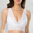 thumbnail image 2 of Women's Sexy Lace Bra No Underwire Comfortable Supportive Soft Bralette T-Shirt Friendly Elegant Design, 2 of 2