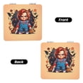 thumbnail image 2 of Qekee Chucky Print Compact Makeup Mirror Folding Mini Pocket Mirror Portable Hand Mirror Double-Sided 2 x 1x Magnification for Woman Girls-Square, 2 of 9