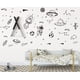 thumbnail image 4 of Adhesivos de pared YOYOU ART HOME con tema del espacio exterior para niños, 4 of 8