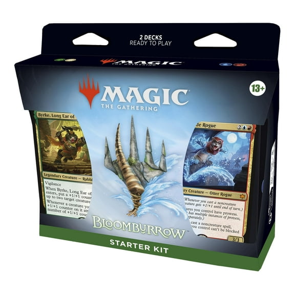 Magic: The Gathering - Bloomburrow Starter Kit | Learn to Play Magic with 2 Bloomburrow-Themed Decks | 2 Player Collectible Card Game for Ages 13 C65