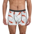 thumbnail image 1 of Fotbe Koi Fish Corals,Spring Summer Calzoncillos Tipo Boxer con Bolsa de Soporte Total para Hombre, X-Temp Fresco, Transpirable y de Secado Rápido-X-Large, 1 of 5