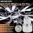 thumbnail image 2 of Llave de Tuerca de Bloqueo de Rueda ABC69/23Pt para VW Toureg, Herramienta de Remoción de Tuerca de Bloqueo Antirrobo 1 Pc, 2 of 6