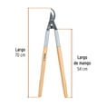 thumbnail image 2 of Tijeras para Podar Truper 2 Pack Cn Mango Madera 21' T122 negro, 2 of 2