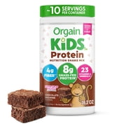 Orgain Kids Dairy Protein Powder Shake Mix, Chocolate Brownie, 16.2 oz