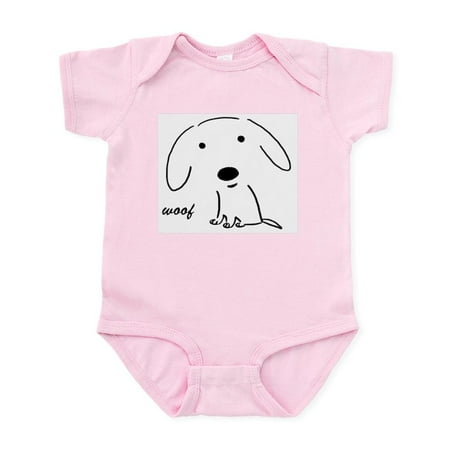 

CafePress - Little Woof Infant Bodysuit - Baby Light Bodysuit Size Newborn - 24 Months