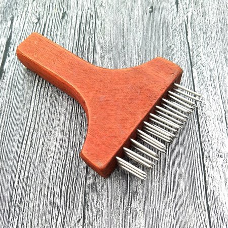 

Kitchen Pounder Sharp Tool Mini Meat Tenderizer Professional Beefsteak Stainless Steel Needle Dinner Wooden Handle Pork