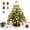 1A - Classic, variant on Clearance DIY Beaded Christmas Tree Kit, Crystal Holiday Craft Set for Adults, Colorful Beads, Ornament Charms, Metal Frame, Warm Glow Display, Tabletop Decor, Christmas Gift (Classic)