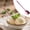 Purple, variant on Shiogb Household Soup Spoon, Eating Spoon, Long Handled Dessert Spoon, Stainless Steel Tablespoon, Dining Tableware, Blue