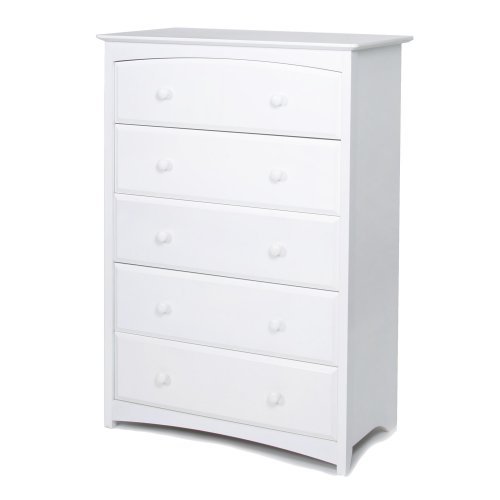 Stork Craft Beatrice 5 Drawer Chest Color Black Walmart Com