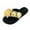 N-Yellow, variant on Kcodviy Slippers for Women Ladies Espadrille Sandals for Women Summer Flip Flops Open Women's Flat Sandals Toe Flowers Bohemian Sandals Women Casual Shoes